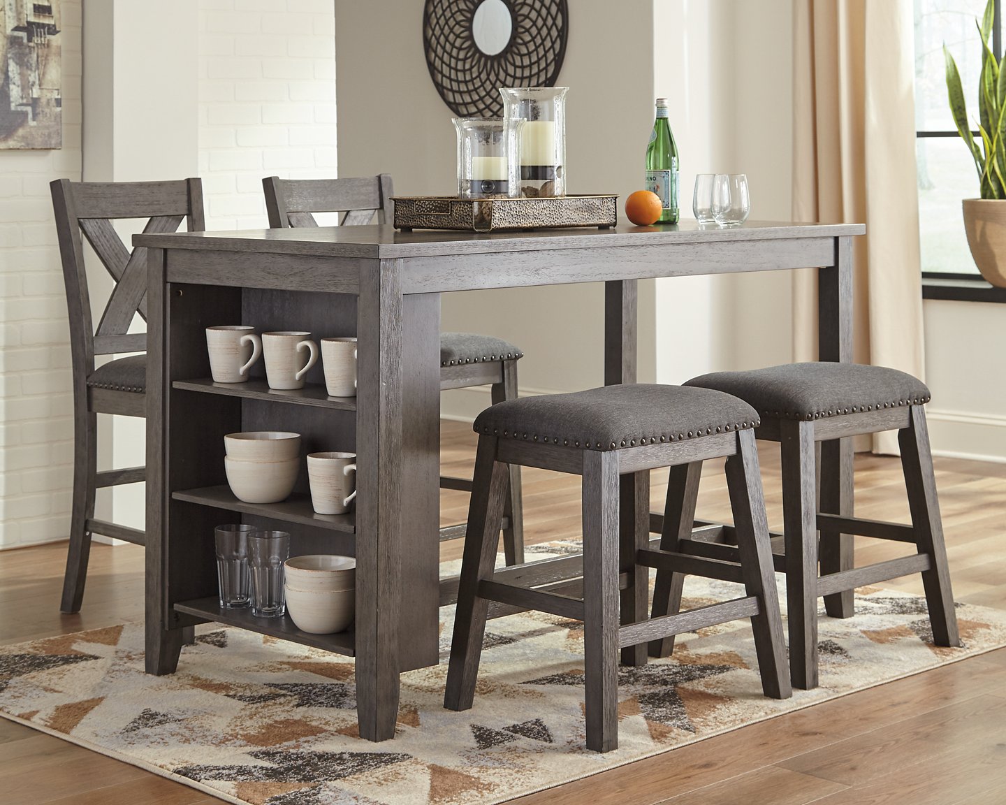 Caitbrook Counter Height Dining Set - Pull Up A Couch