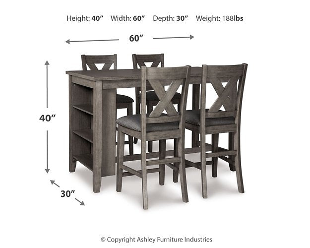 Caitbrook Counter Height Dining Set - Pull Up A Couch