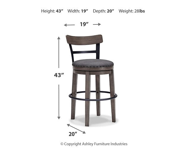 Caitbrook Bar Height Bar Stool - Pull Up A Couch