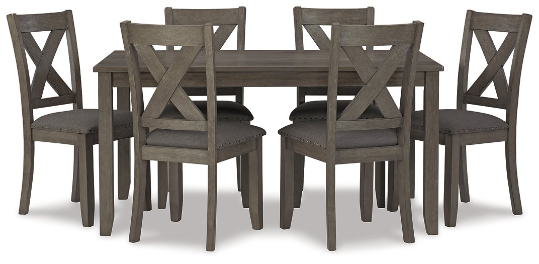 Caitbrook Dining Table and Chairs (Set of 7) - Pull Up A Couch