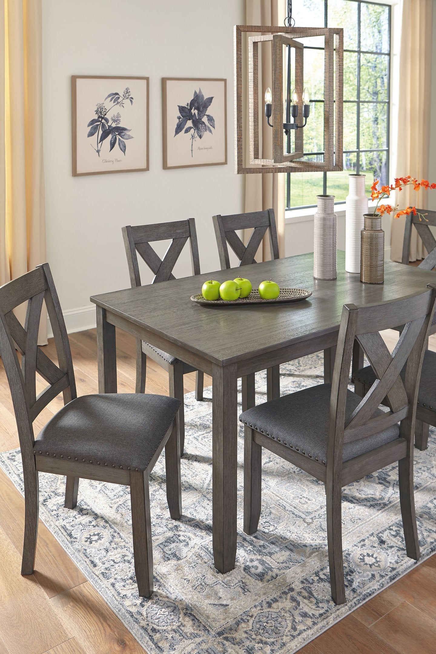 Caitbrook Dining Table and Chairs (Set of 7) - Pull Up A Couch