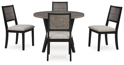 Corloda Dining Table and 4 Chairs (Set of 5) - Pull Up A Couch