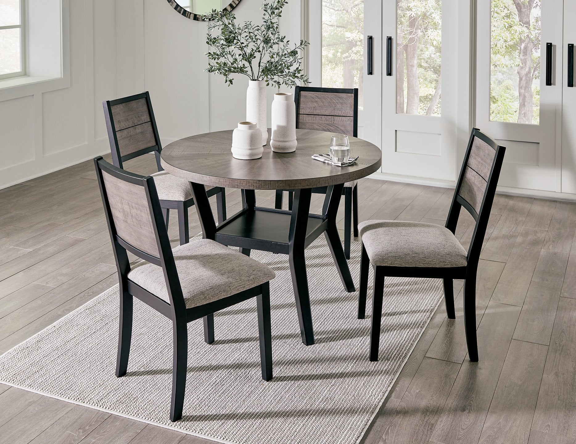 Corloda Dining Table and 4 Chairs (Set of 5) - Pull Up A Couch