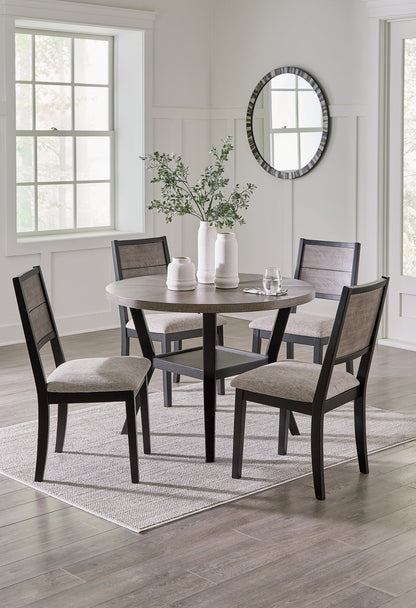 Corloda Dining Table and 4 Chairs (Set of 5) - Pull Up A Couch