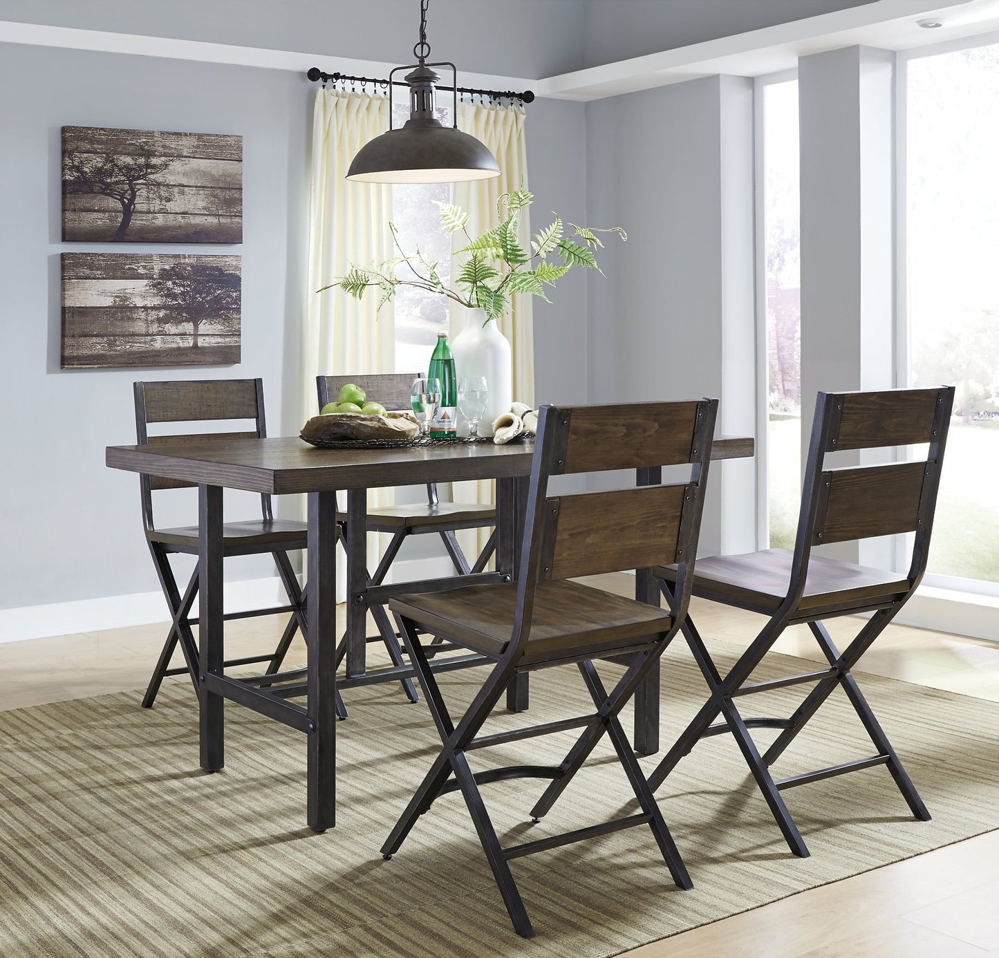 Kavara Counter Height Dining Set - Pull Up A Couch