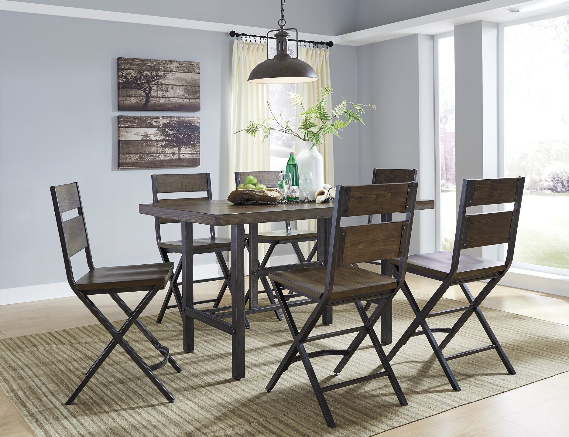 Kavara Counter Height Dining Set - Pull Up A Couch