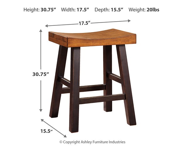 Glosco Bar Height Bar Stool - Pull Up A Couch