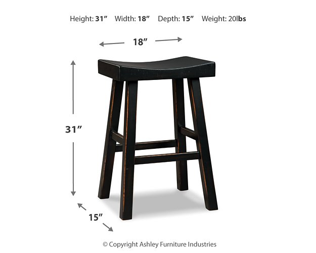 Glosco Pub Height Bar Stool - Pull Up A Couch