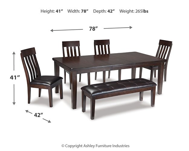 Haddigan Dining Set - Pull Up A Couch