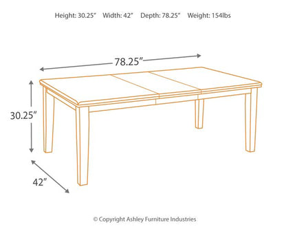 Haddigan Dining Extension Table - Pull Up A Couch