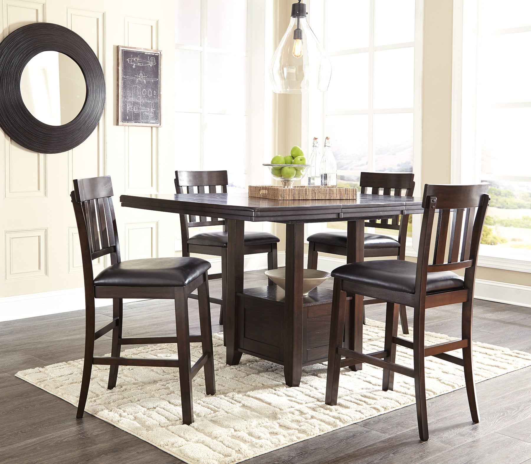 Haddigan Counter Height Dining Set - Pull Up A Couch