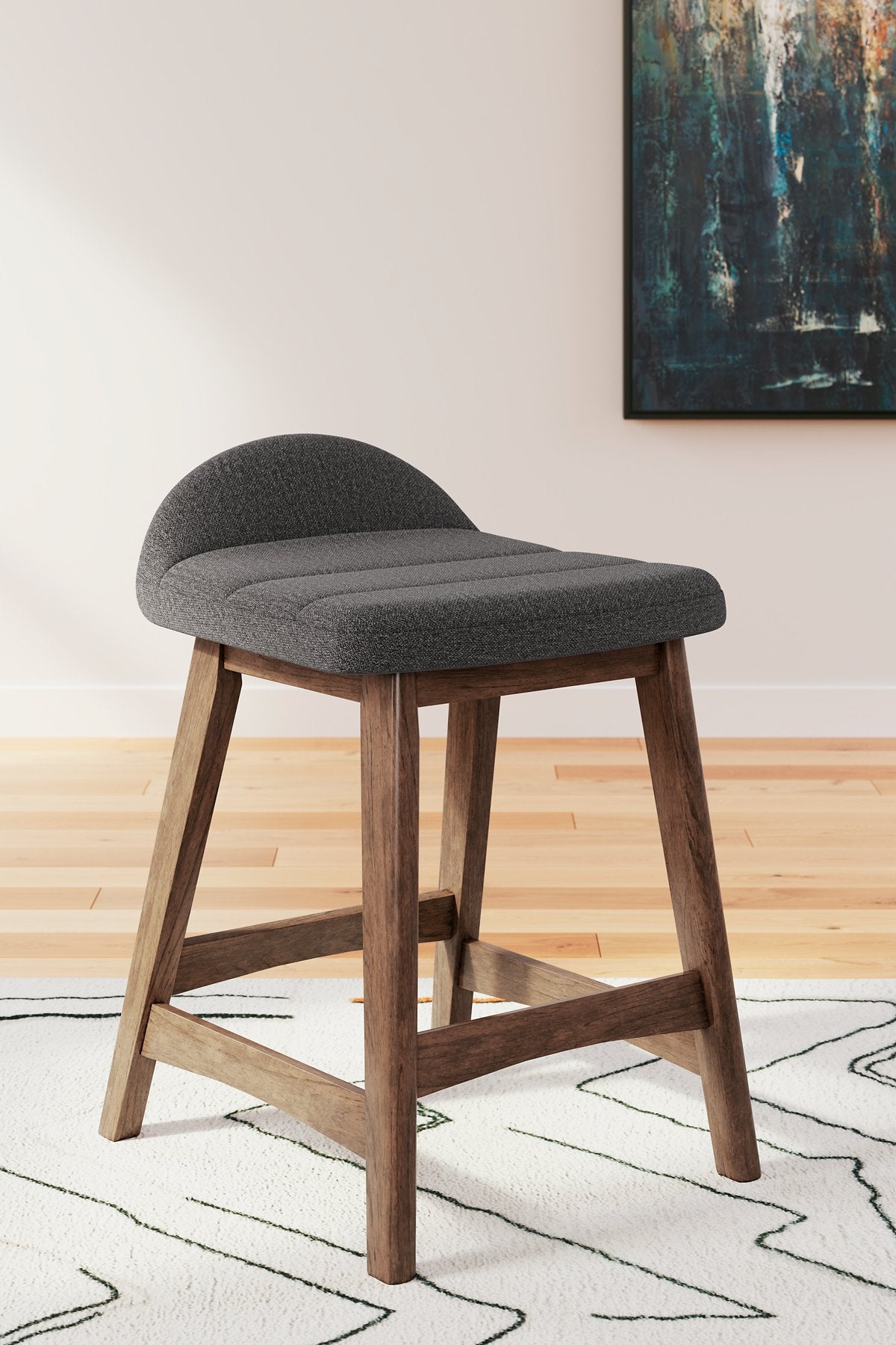 Lyncott Counter Height Bar Stool - Pull Up A Couch