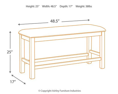 Moriville Counter Height Dining Bench - Pull Up A Couch