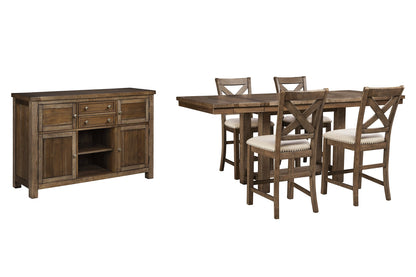 Moriville Counter Height Dining Set - Pull Up A Couch