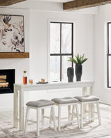 Robbinsdale Counter Height Dining Table and 3 Barstools Set