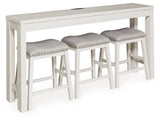 Robbinsdale Counter Height Dining Table and 3 Barstools Set