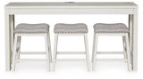 Robbinsdale Counter Height Dining Table and 3 Barstools Set