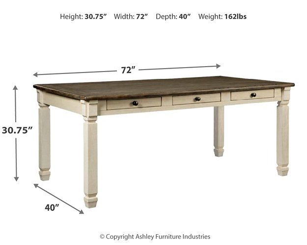 Bolanburg Dining Table - Pull Up A Couch