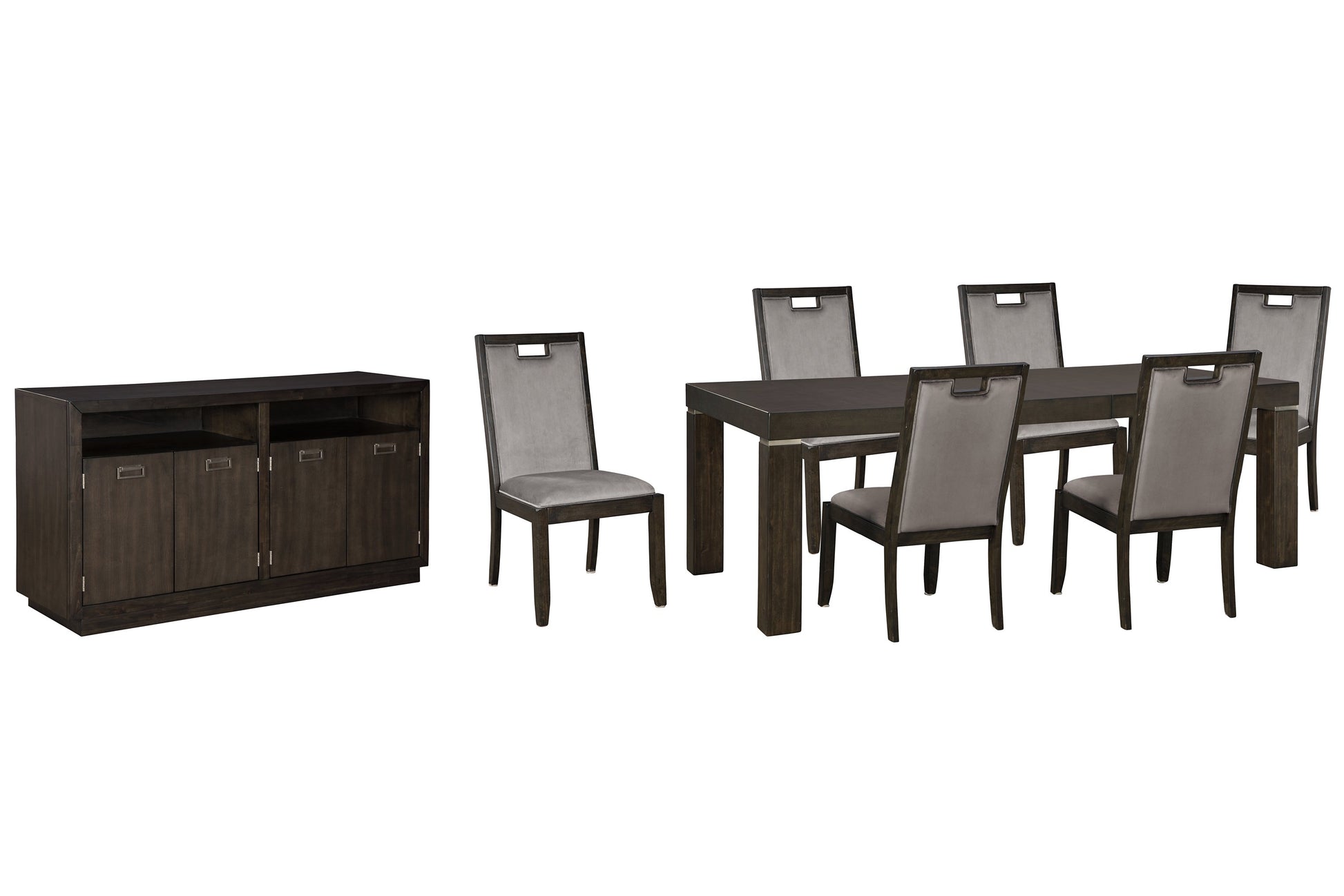 Hyndell Dining Room Set - Pull Up A Couch