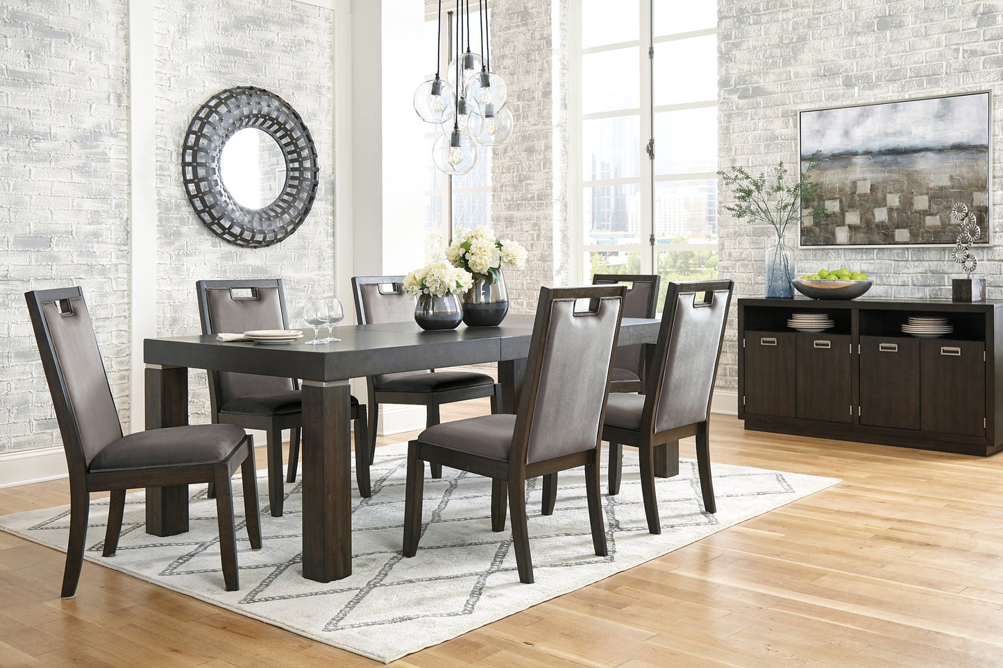 Hyndell Dining Room Set - Pull Up A Couch