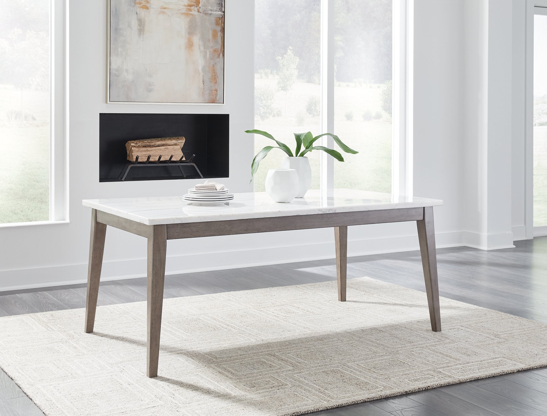 Loyaska Dining Table - Pull Up A Couch