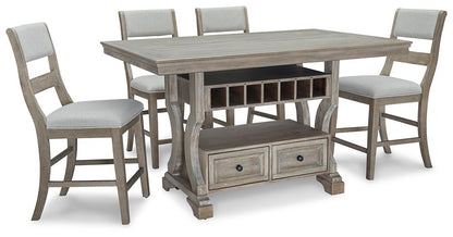 Moreshire Counter Height Dining Set - Pull Up A Couch