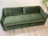 Landry Velvet Sofa Sleeper Bed (Hale Fir Green)