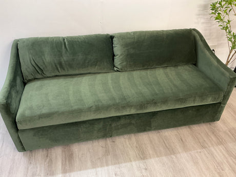 Landry Velvet Sofa Sleeper Bed (Hale Fir Green)