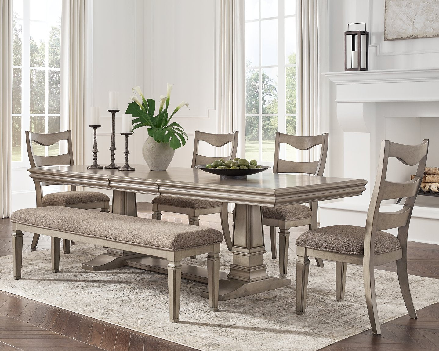 Lexorne Dining Room Set - Pull Up A Couch