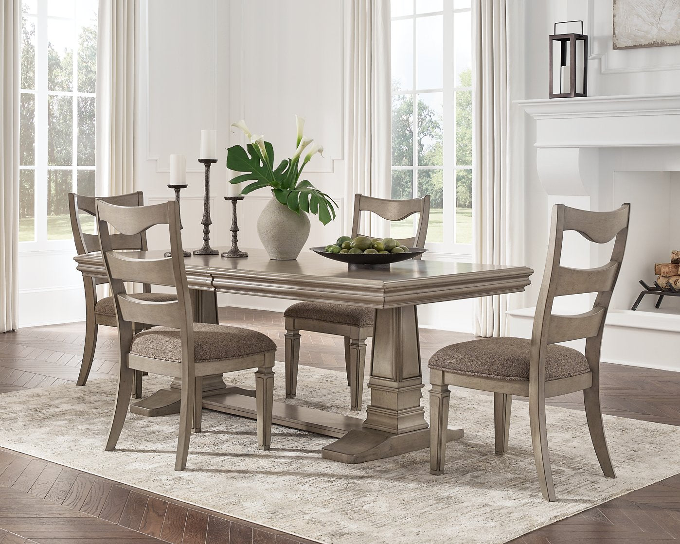 Lexorne Dining Room Set - Pull Up A Couch