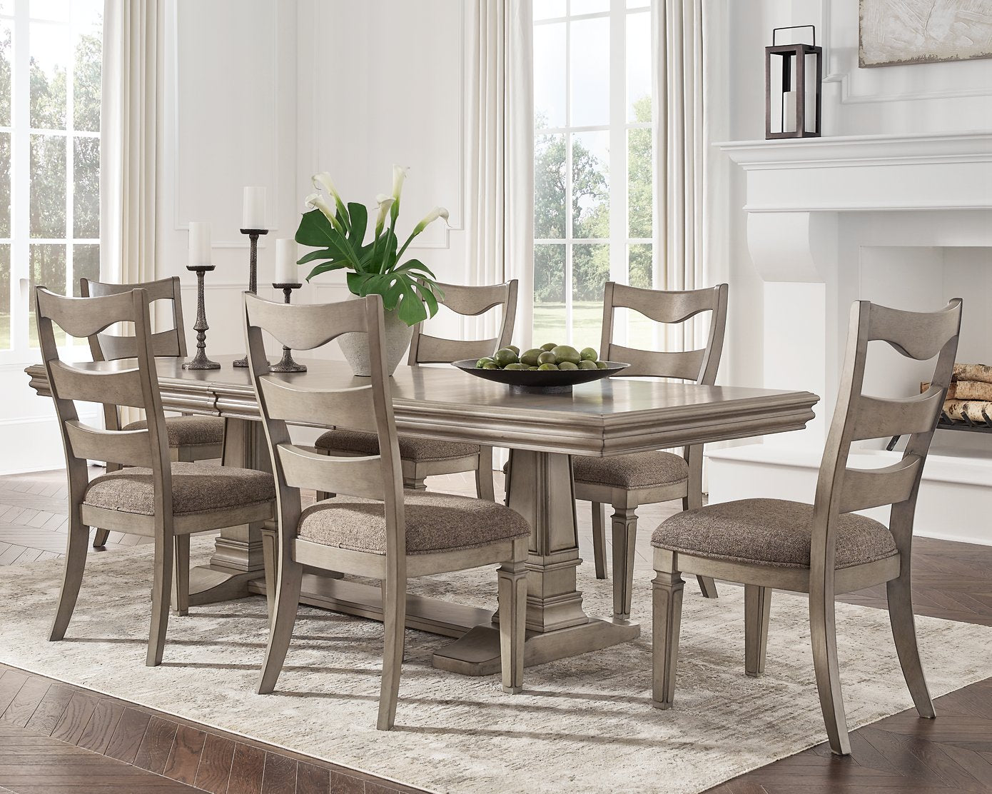 Lexorne Dining Room Set - Pull Up A Couch