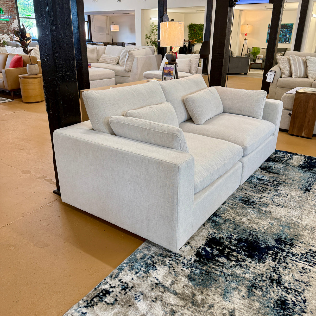 Serenity Cloud 2pc Sectional Sofa - Pull Up A Couch
