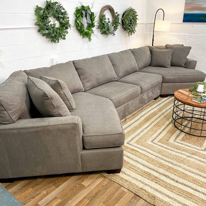 Macy’s 3pc Sectional w/Double Cuddle corner - Pull Up A Couch