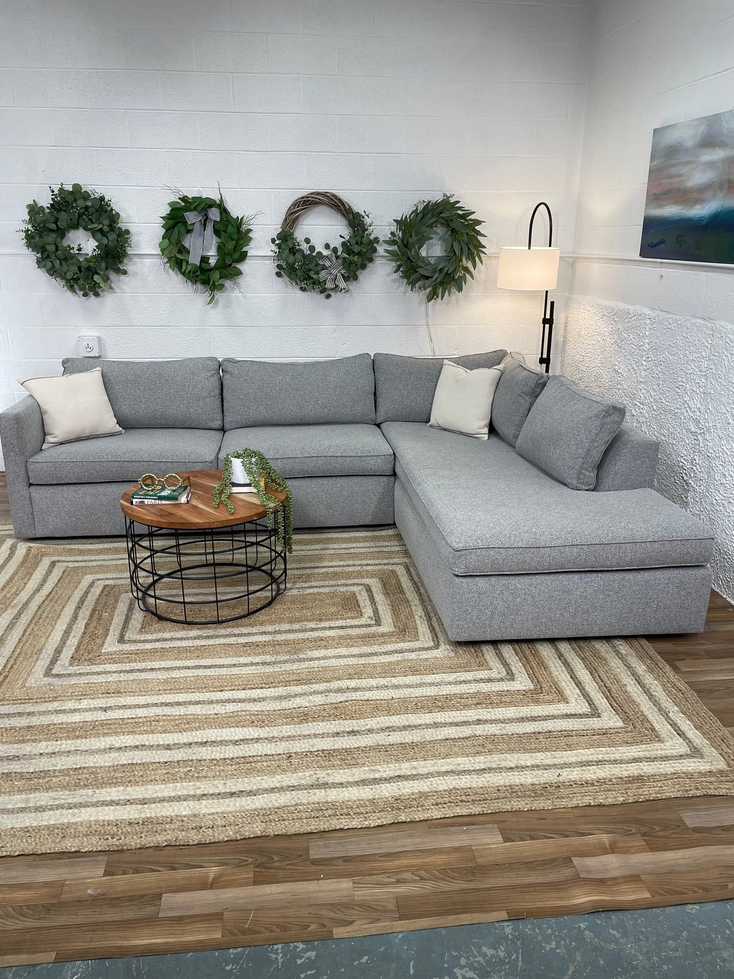 West Elm Harris 2pc Sectional w/Bumper Chaise - Pull Up A Couch