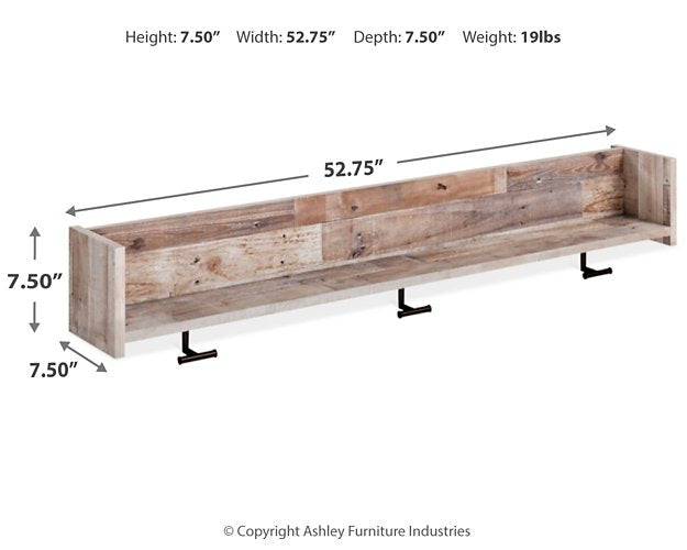 Neilsville Bench with Coat Rack - Pull Up A Couch