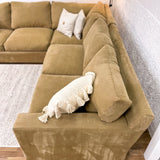 Tan Crate & Barrel Axis3, 3pc Sectional - Pull Up A Couch