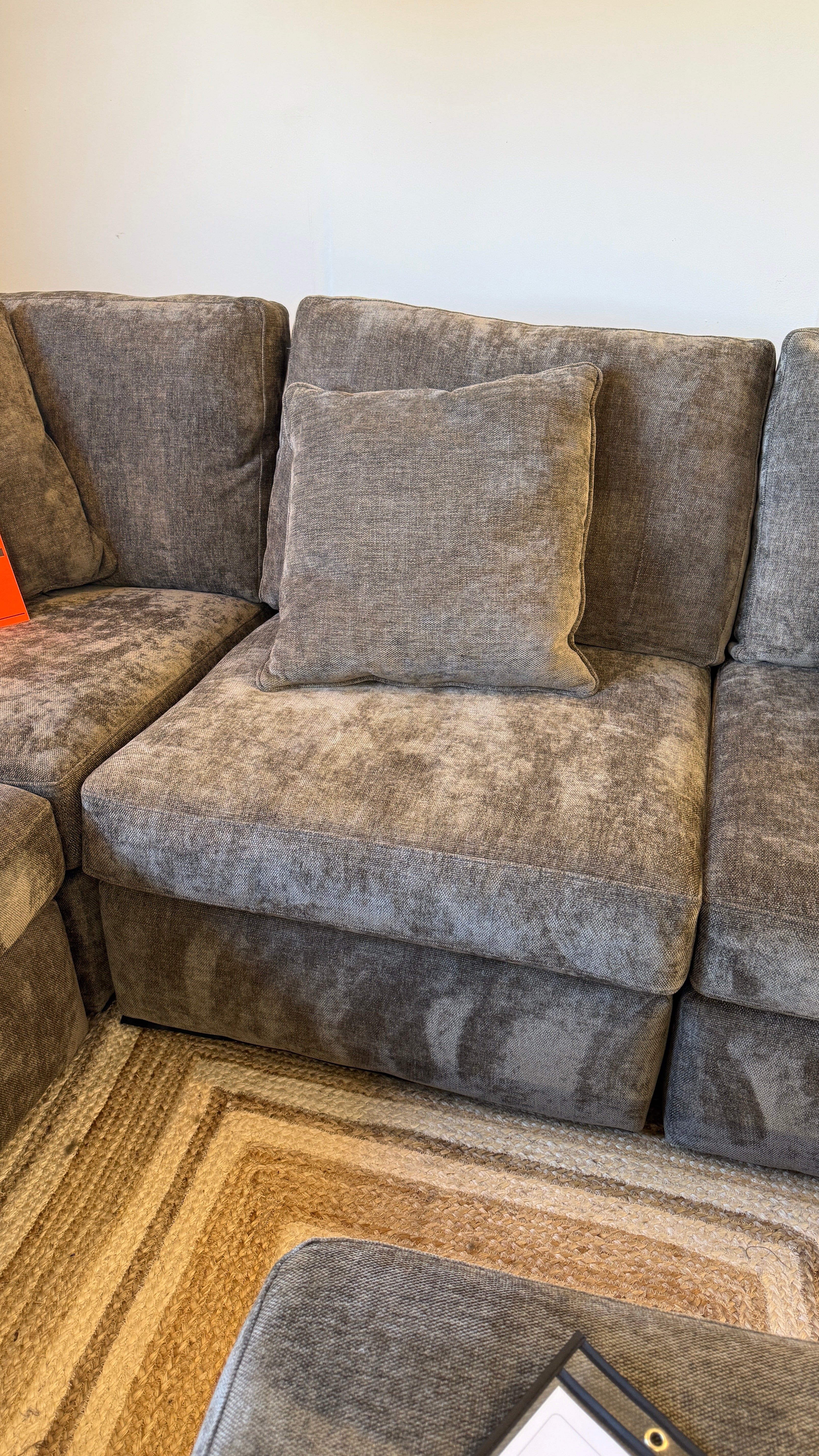 LoungeCraft Sectional - Armless Chair (Mocha)