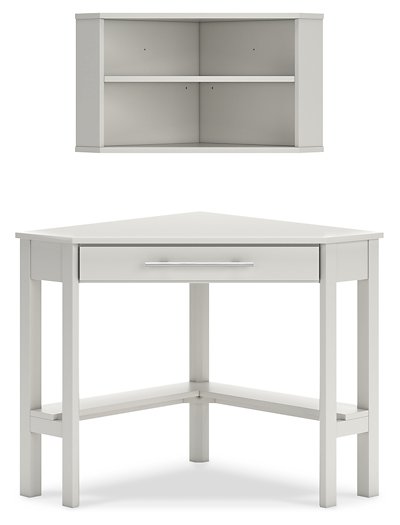 Grannen Home Office Corner Desk with Bookcase - Pull Up A Couch