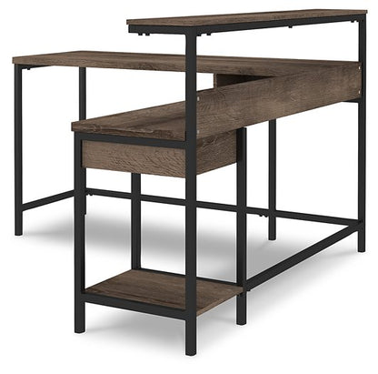 Arlenbry Home Office L-Desk with Storage - Pull Up A Couch