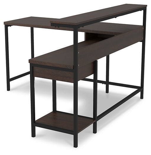 Camiburg Home Office L-Desk with Storage - Pull Up A Couch