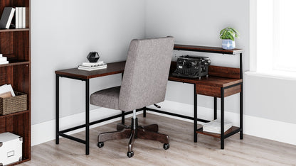 Camiburg Home Office L-Desk with Storage - Pull Up A Couch