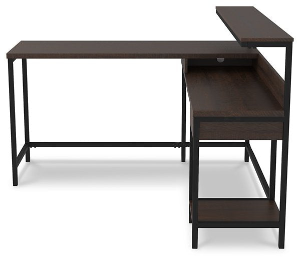 Camiburg Home Office L-Desk with Storage - Pull Up A Couch