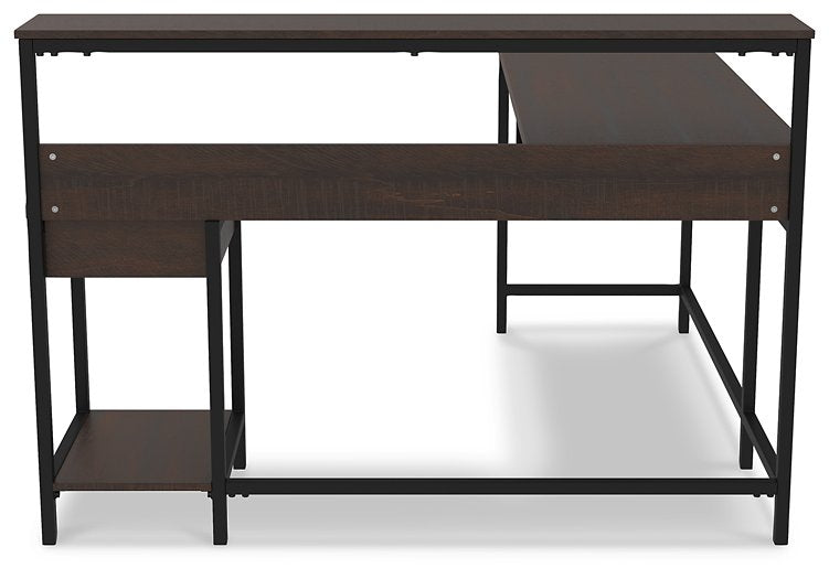 Camiburg Home Office L-Desk with Storage - Pull Up A Couch