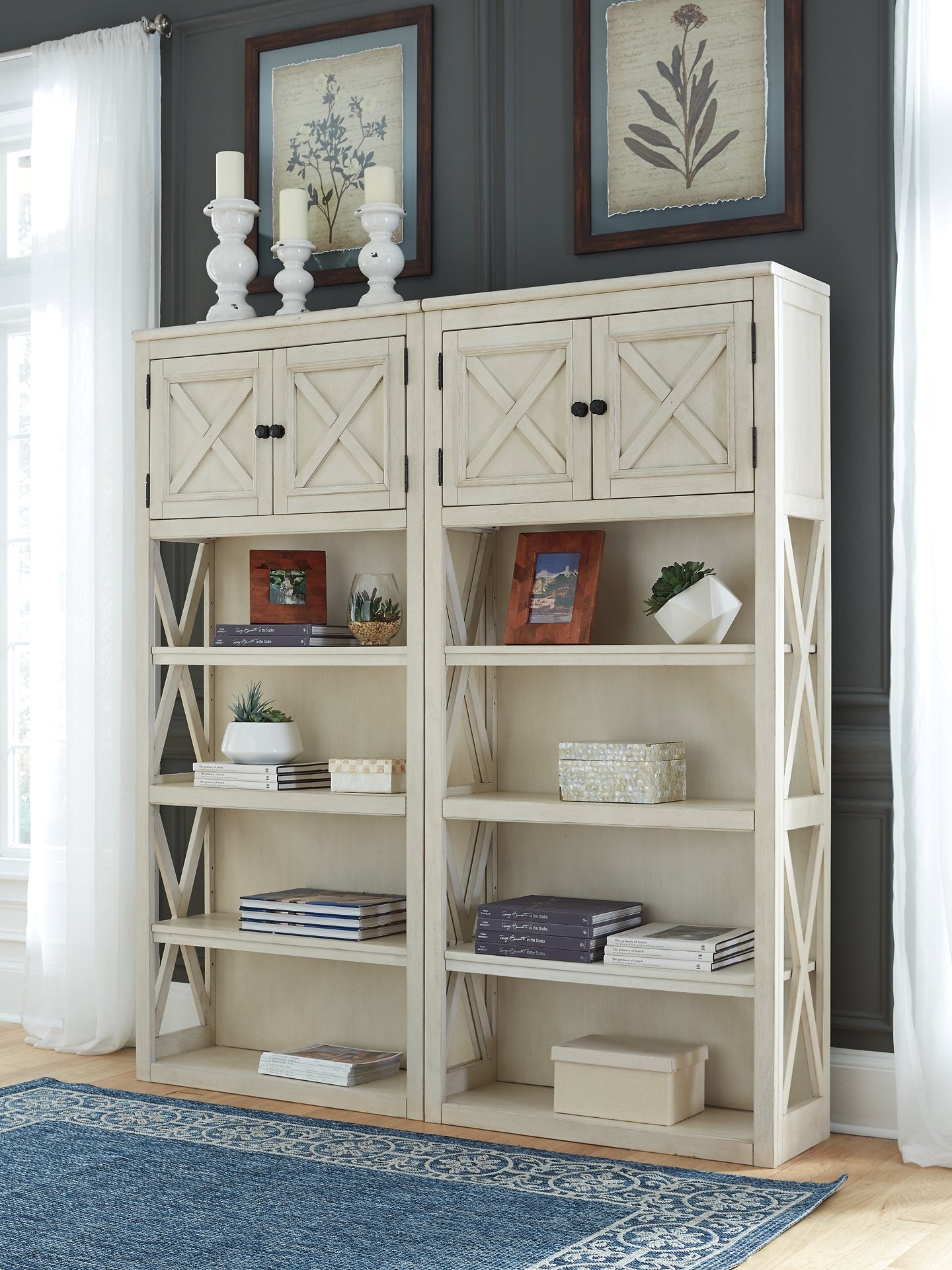 Bolanburg 75" Bookcase - Pull Up A Couch