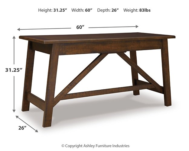 Baldridge Home Office Desk - Pull Up A Couch