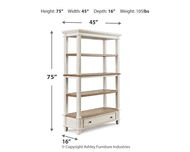 Realyn 75" Bookcase