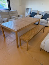 ARTICLE - Rosa Outdoor Dining Set (Eucalyptus)
