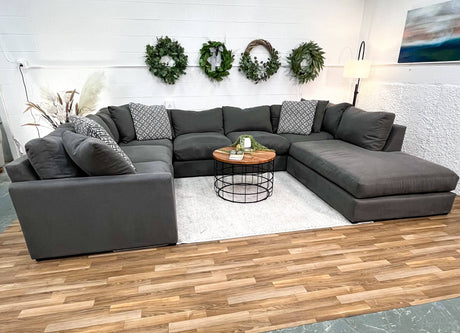 Scandinavian Designs 3pc Sectional w/Chaise - Pull Up A Couch