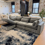 Serenity Cloud Sectional w/Storage Ottoman (5pc)