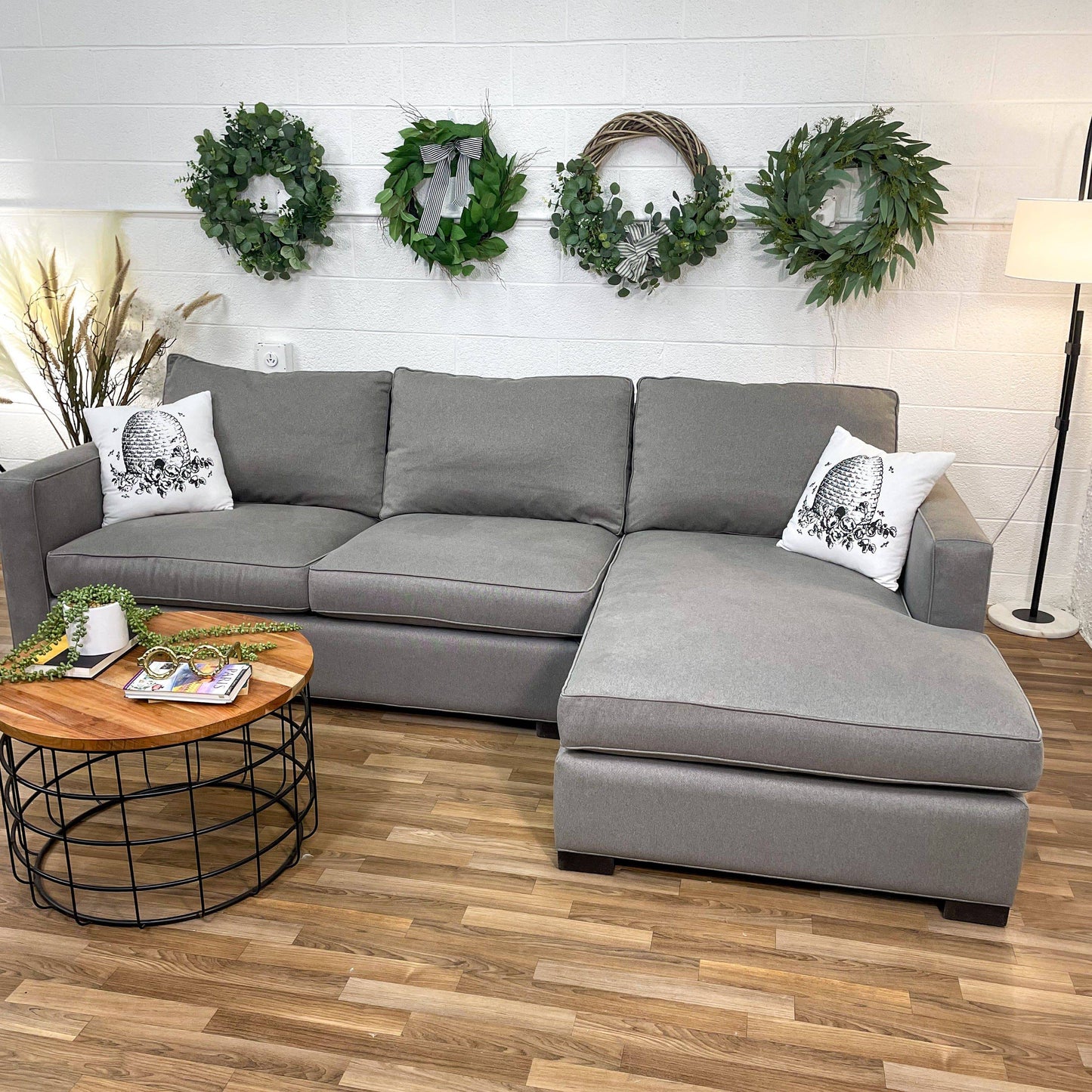 Room & Board 2pc Morrison Sectional w/Chaise - Pull Up A Couch